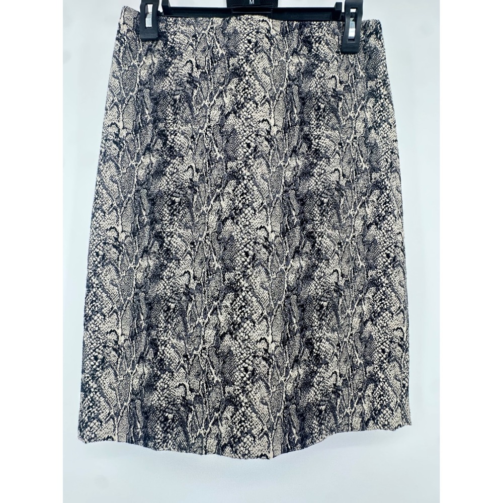 Talbots Snakeskin Print Pencil Skirt Sz 4 Animal Print Lined Knee Length‎ Career